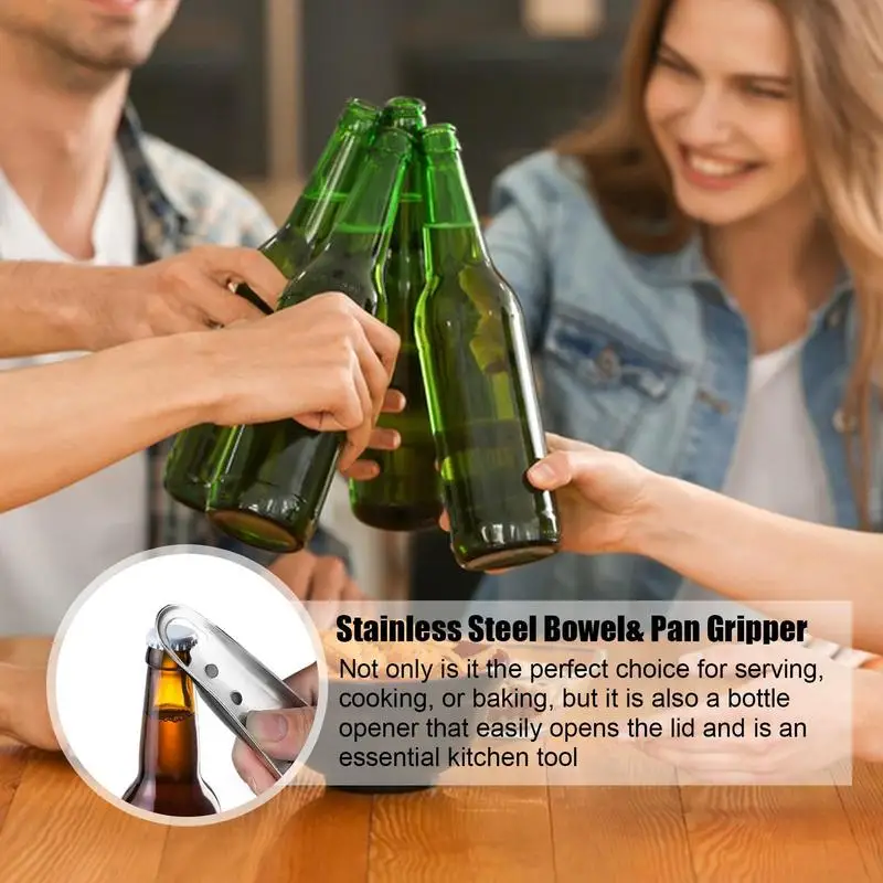 Hot Dish Gripper Stainless Steel Kitchen Gadget Hot Dish Gripper Tongs For Plates Baking Tray Cooking Pot Grilling Home Cooks
Hot Dish Gripper Stainless Steel Kitchen Gadget Hot Dish Gripper Tongs For Plates Baking Tray Cooking Pot Grilling Home Cooks