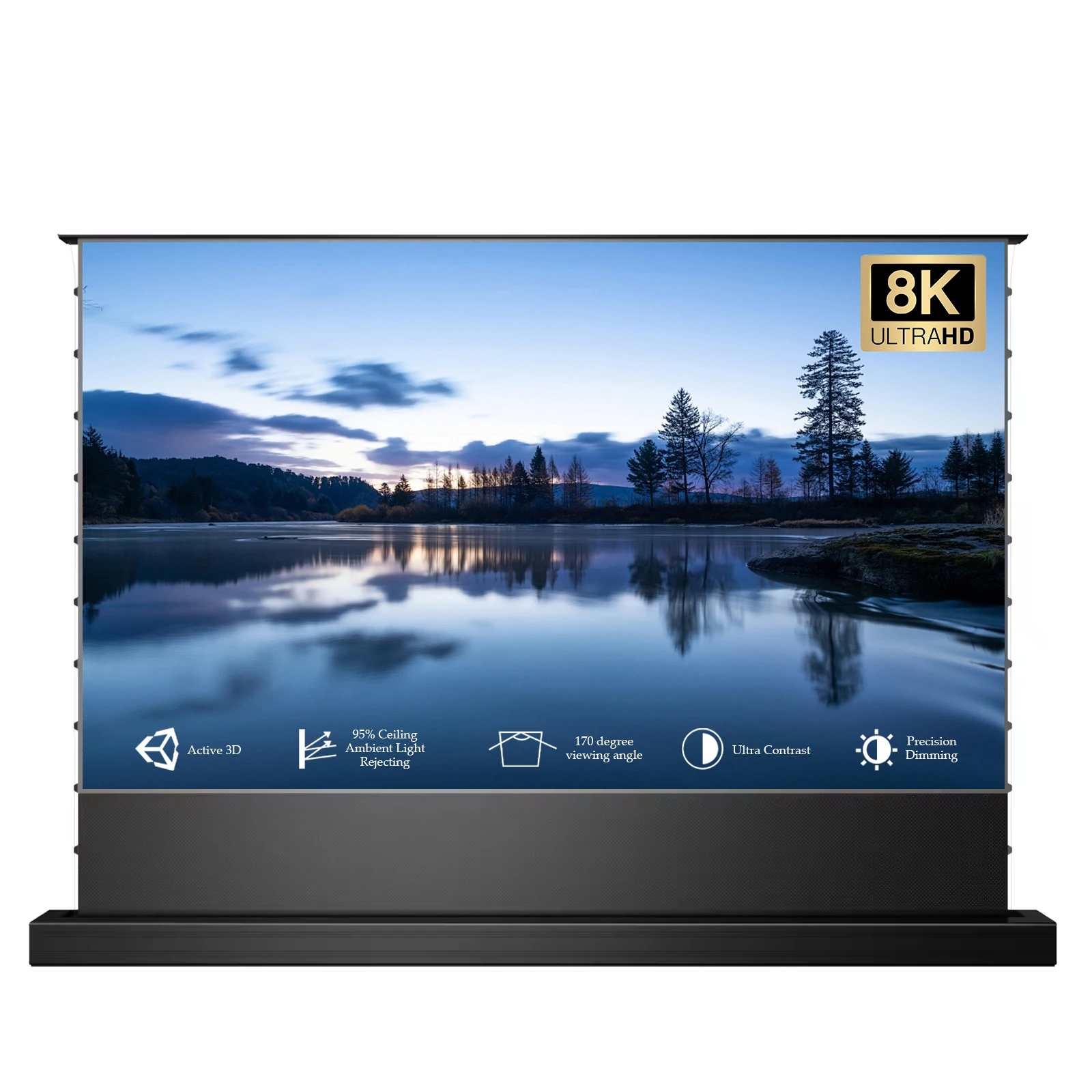 TOPMEIJIA projector screen 84inch white cinema screen 4K 3D Motorized Floor Rising Projector Screen for All types of projectors
TOPMEIJIA projector screen 84inch white cinema screen 4K 3D Motorized Floor Rising Projector Screen for All types of projectors