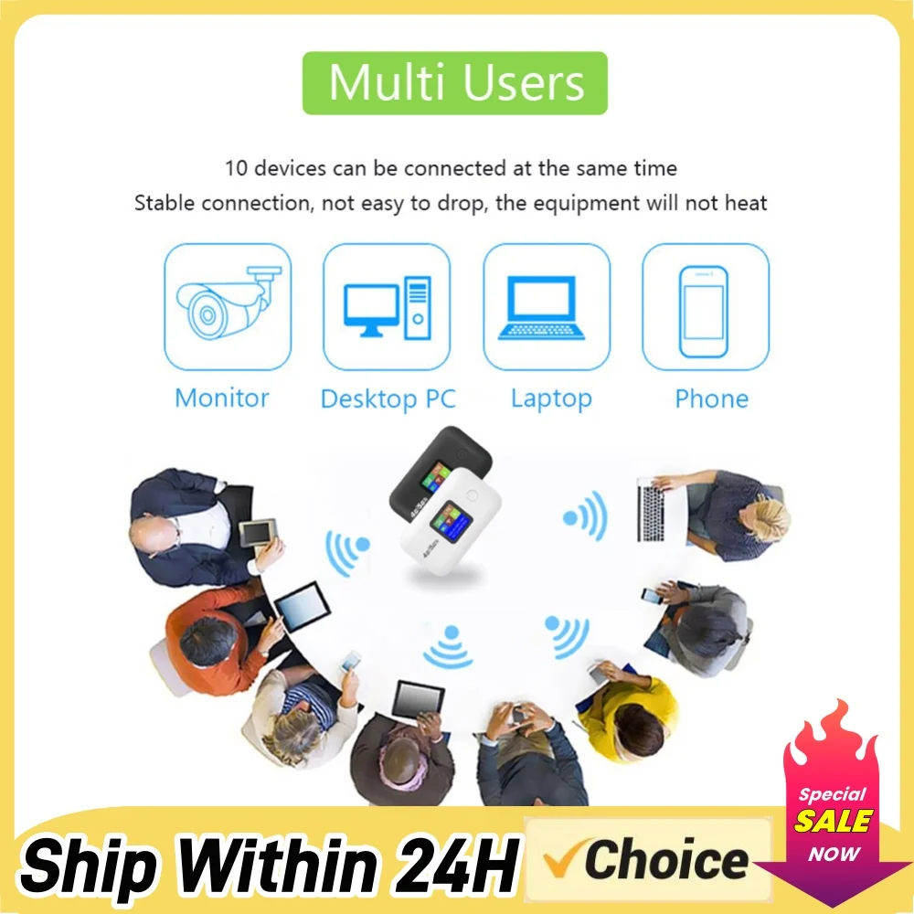 Pocket Wireless WiFi 150Mbps Wireless Portable Router 3000mAh Mobile Pocket WiFi Router with SIM Card Slot 4G Pocket WiFi Router
Pocket Wireless WiFi 150Mbps Wireless Portable Router 3000mAh Mobile Pocket WiFi Router with SIM Card Slot 4G Pocket WiFi Router