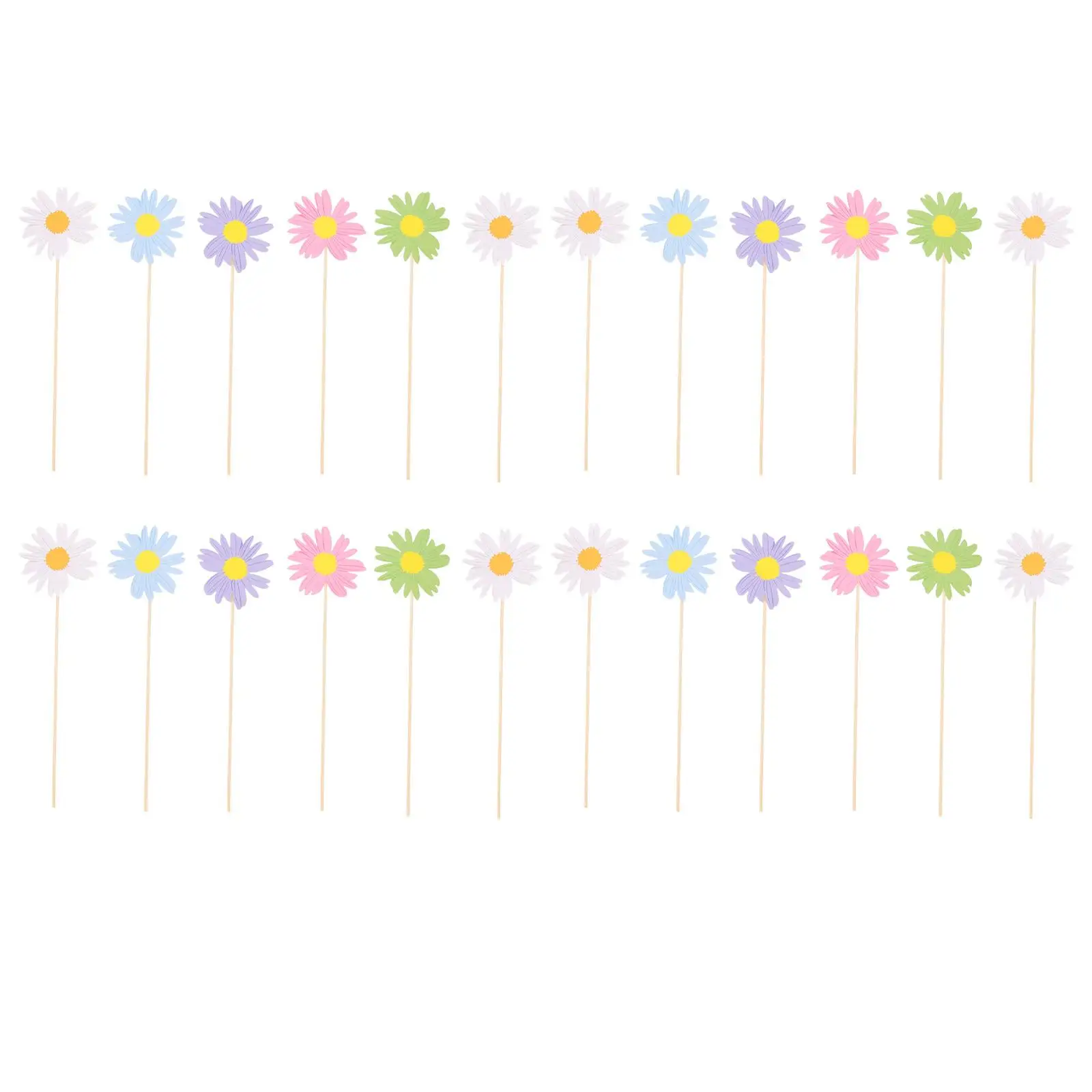 24 Pcs Cake Inserts Flower Decorations Hawaiian Style Paper Wood Cupcake Toppers Picks DaisyFlower Cake Summer
24 Pcs Cake Inserts Flower Decorations Hawaiian Style Paper Wood Cupcake Toppers Picks DaisyFlower Cake Summer