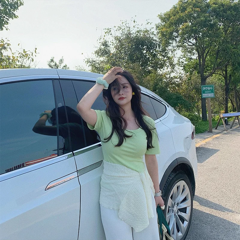 Футболка Bluetique для повседневной носки, женская, свободного кроя, летняя, однотонная, для работы и учебы
Футболка Bluetique для повседневной носки, женская, свободного кроя, летняя, однотонная, для работы и учебы