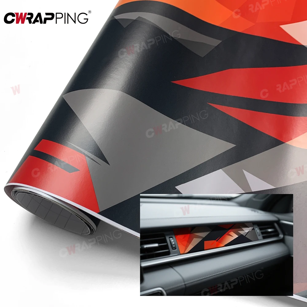Geometric Camo Vinyl Paper for Car Wrap Full Body PVC Car Wrapping Film Motorcycle Adhesive Vinyl Covering Auto Body Films Foil
Geometric Camo Vinyl Paper for Car Wrap Full Body PVC Car Wrapping Film Motorcycle Adhesive Vinyl Covering Auto Body Films Foil