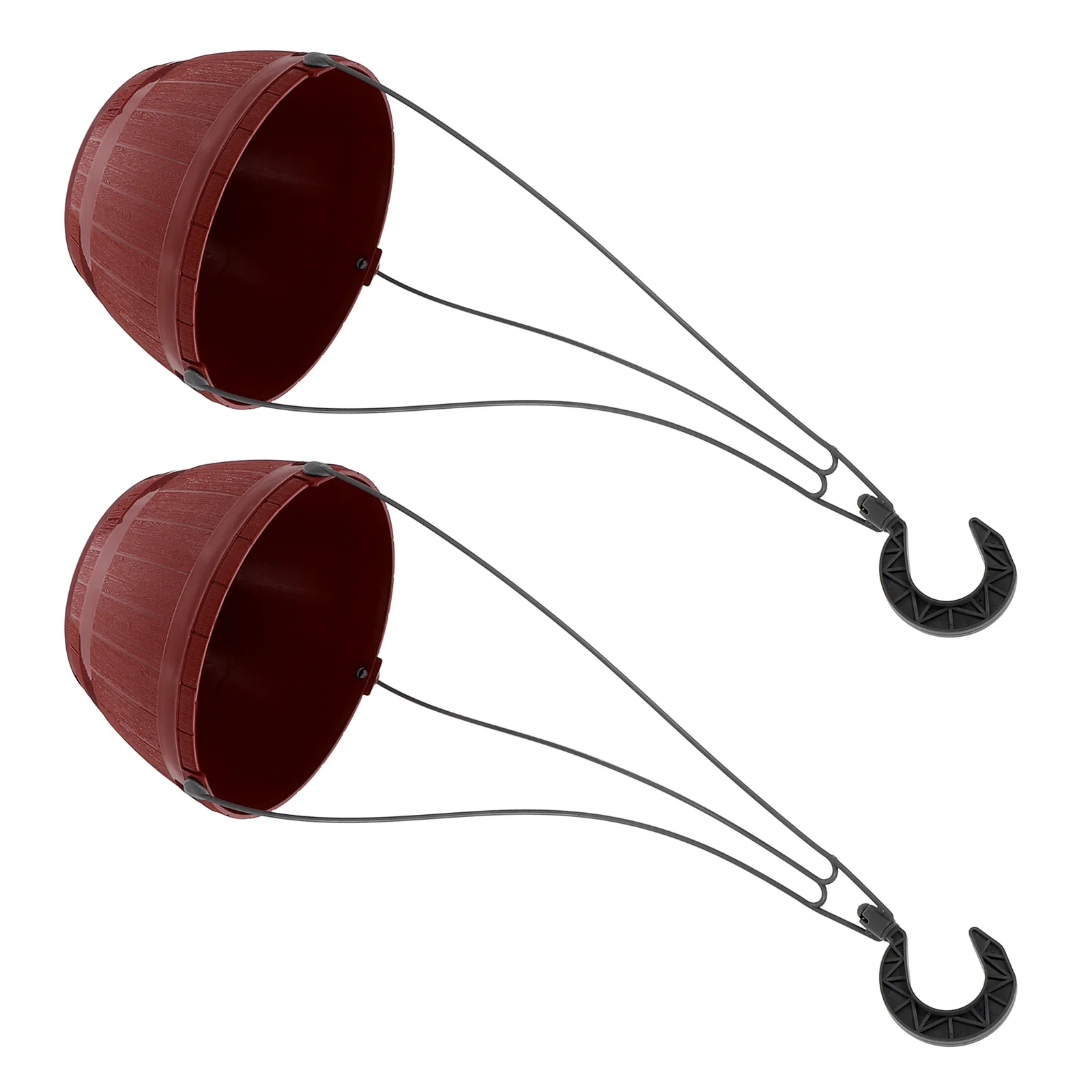 2pcs Self-Watering Hanging Planters Plastic Wall Flower Pots Indoor Outdoor Garden Oval Hanging Baskets Brown Faux Wood
2pcs Self-Watering Hanging Planters Plastic Wall Flower Pots Indoor Outdoor Garden Oval Hanging Baskets Brown Faux Wood