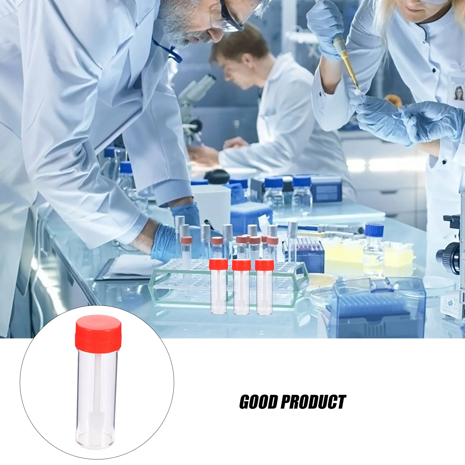 20 Pcs Disposable Plastic Stool Sampling Tubes Lab Test Tube Sealed Vials For Medical Sample Collection Storage Analysis
20 Pcs Disposable Plastic Stool Sampling Tubes Lab Test Tube Sealed Vials For Medical Sample Collection Storage Analysis