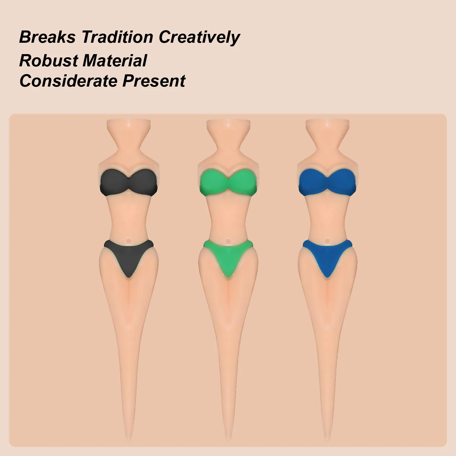 1pc Funny Golf Tees Lady Bikini Girl Golf Tees 8.5CM Personalizeds Model Durable Plastic Tees For Golf Training Golf Accessories
1pc Funny Golf Tees Lady Bikini Girl Golf Tees 8.5CM Personalizeds Model Durable Plastic Tees For Golf Training Golf Accessories