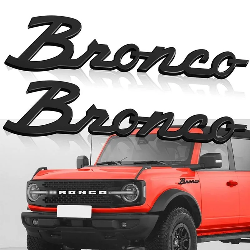 Automotive 3D Script Letter Decal, 10" Fitment ABS Door Insert Accessory, Simple Tape-On Installation for Bronco Accessories
Automotive 3D Script Letter Decal, 10" Fitment ABS Door Insert Accessory, Simple Tape-On Installation for Bronco Accessories