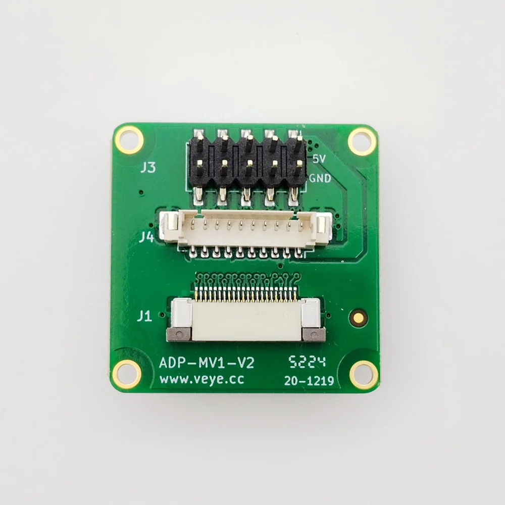 ADP-MV1-V2 Interface Adapter Board, FPC 30-Pin to 22-Pin Converter for MV-MIPI-XXX Cameras, Raspberry Pi and NVIDIA CSI-2 Compat