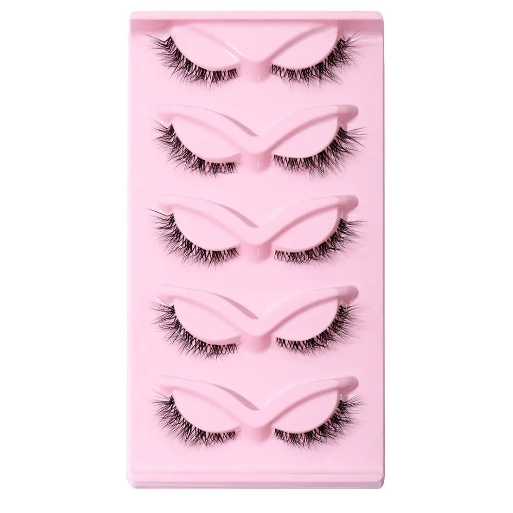 5 Pair 3D L Curl False Eyelashes Full Strip Oblique Cat Eye Fake Lashes Long Winged Eye Tail Lengthening Faux Mink Lashes
5 Pair 3D L Curl False Eyelashes Full Strip Oblique Cat Eye Fake Lashes Long Winged Eye Tail Lengthening Faux Mink Lashes