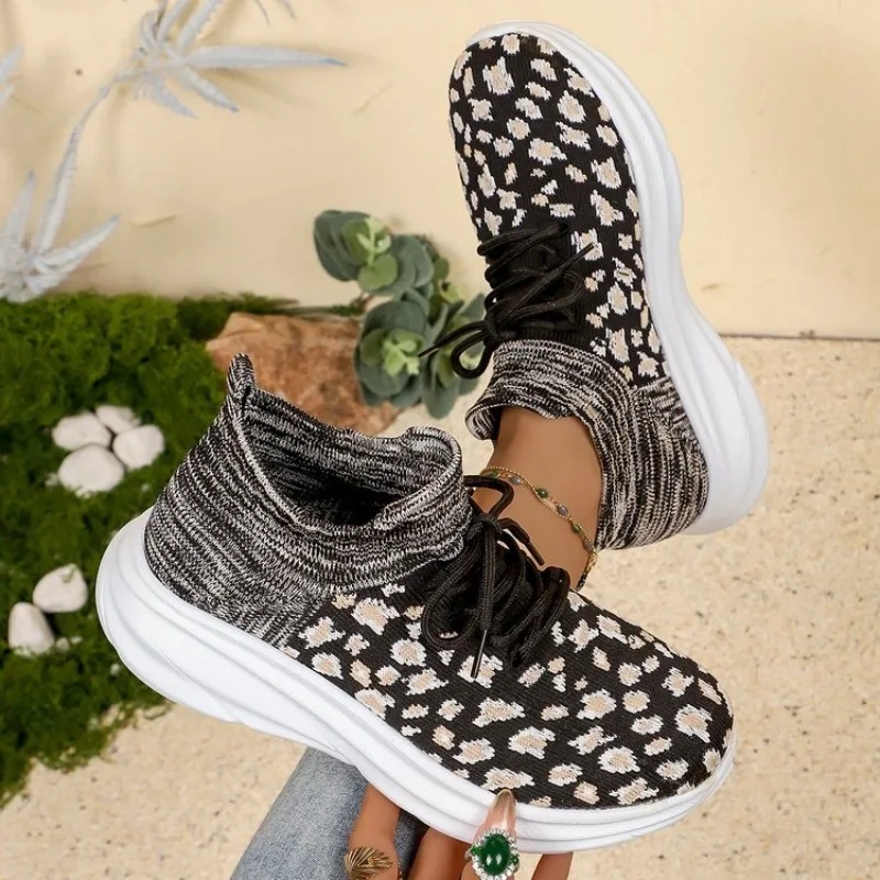 Women's Sneakers Lace Up Knit Walking Shoes Round Toe Flat Footwear Casual Slip on Sock Style Comfortable Athletic Soft Soles
Women's Sneakers Lace Up Knit Walking Shoes Round Toe Flat Footwear Casual Slip on Sock Style Comfortable Athletic Soft Soles
