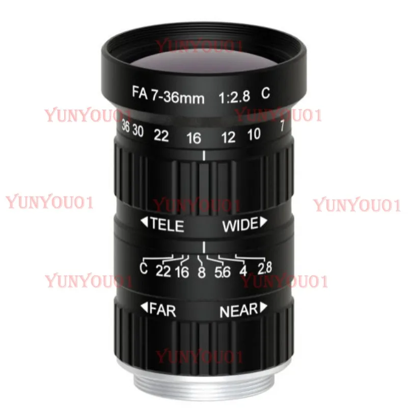 Industrial Camera Zoom Lens C Interface Manual Zoom Focal Length 5-50mm7-36mm10-50mm10-55mm
Industrial Camera Zoom Lens C Interface Manual Zoom Focal Length 5-50mm7-36mm10-50mm10-55mm