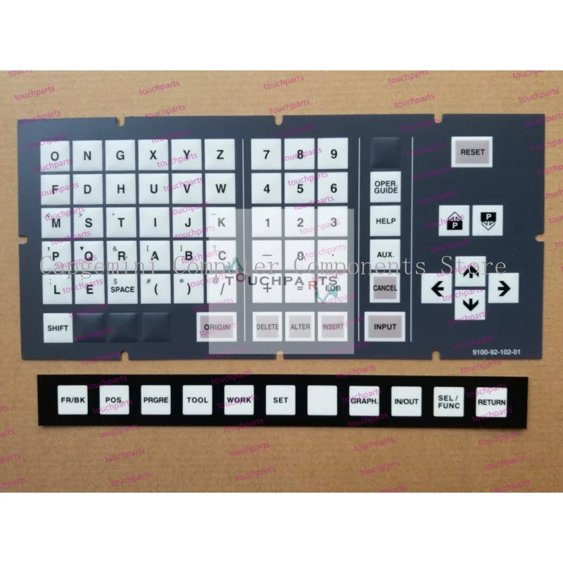 Набор из 2-х мембранной клавиатуры для станка с ЧПУ Hitachi Seiki HT25G HT40G 
Набор из 2-х мембранной клавиатуры для станка с ЧПУ Hitachi Seiki HT25G HT40G