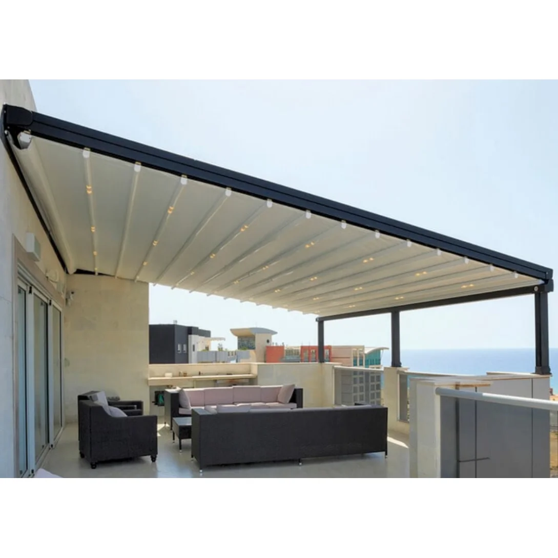 Sunshade Sliding Folding Lip Roof Outdoor Retractable Canopy Motorized Pergola
Sunshade Sliding Folding Lip Roof Outdoor Retractable Canopy Motorized Pergola