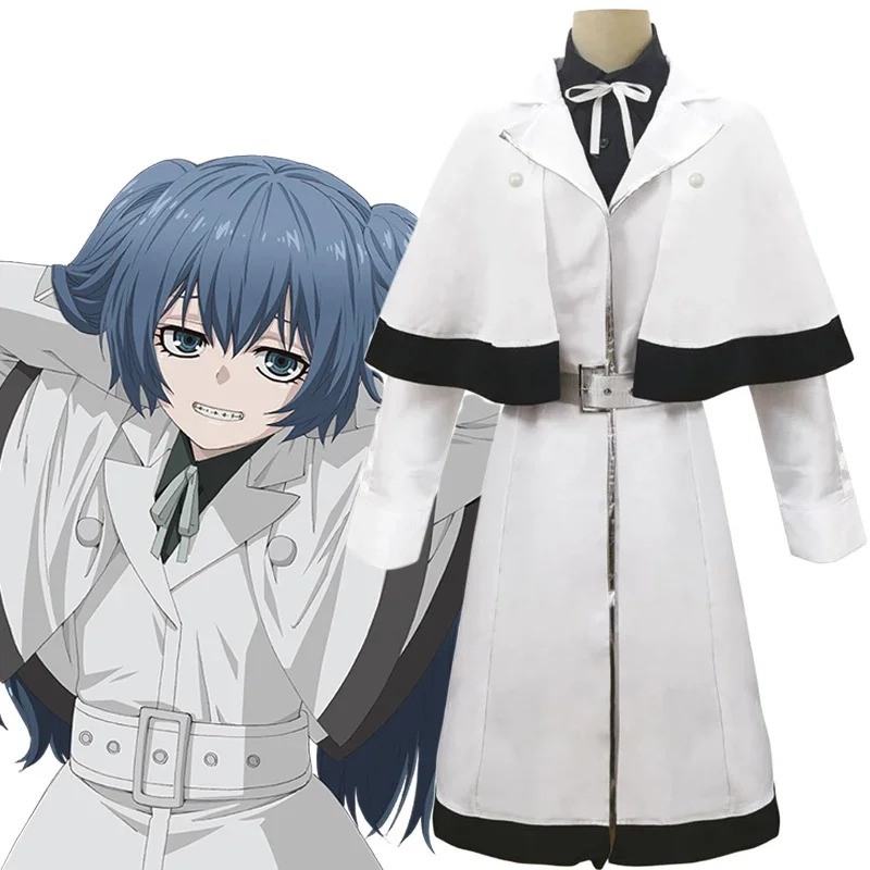 JP Anime Tokyo Ghoul: Re Yonebayashi Saiko Cosplay Costume Women Halloween Tokyo Ghoul Full Set Outfit White Uniform Cloak Wig
JP Anime Tokyo Ghoul: Re Yonebayashi Saiko Cosplay Costume Women Halloween Tokyo Ghoul Full Set Outfit White Uniform Cloak Wig
