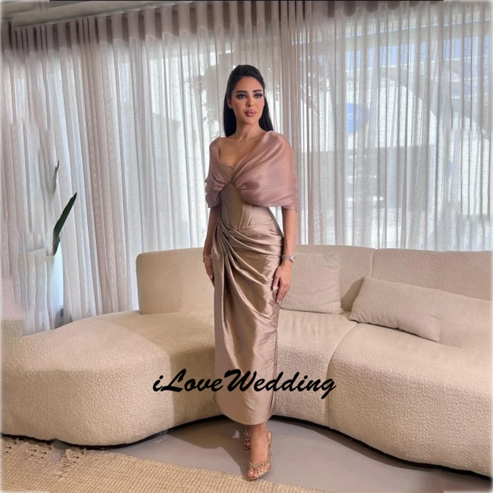 Стильные вечерние платья русалки для женщин со складками и открытыми плечами до щиколотки Дубайское вечернее платье Vestido De Gala на заказ
Стильные вечерние платья русалки для женщин со складками и открытыми плечами до щиколотки Дубайское вечернее платье Vestido De Gala на заказ