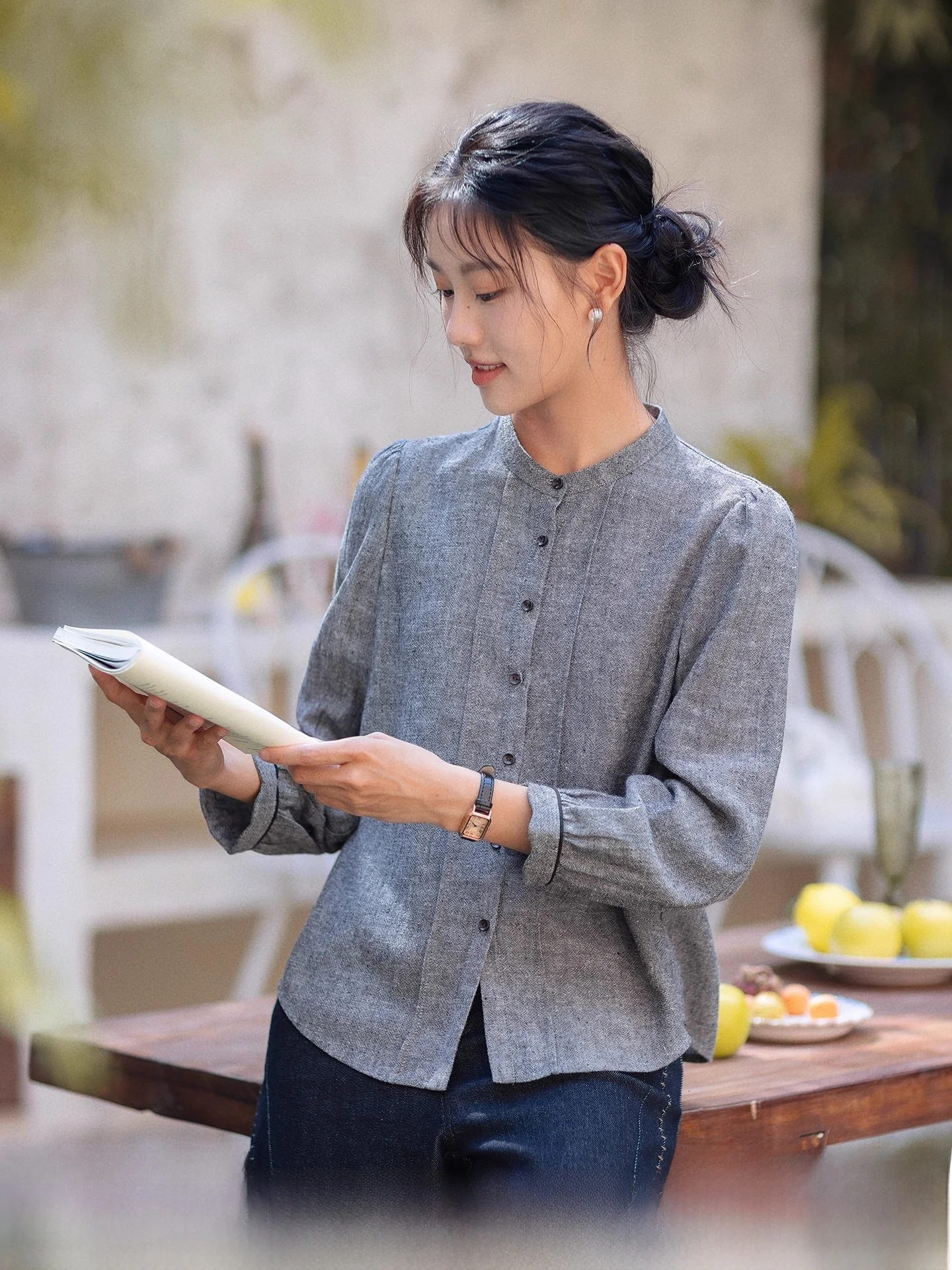 Red ey Linen Silk irt Women Long Sve Loose Casual Top Breathable Comfortable Spring New Sle Artistic Commute Faion
Red ey Linen Silk irt Women Long Sve Loose Casual Top Breathable Comfortable Spring New Sle Artistic Commute Faion