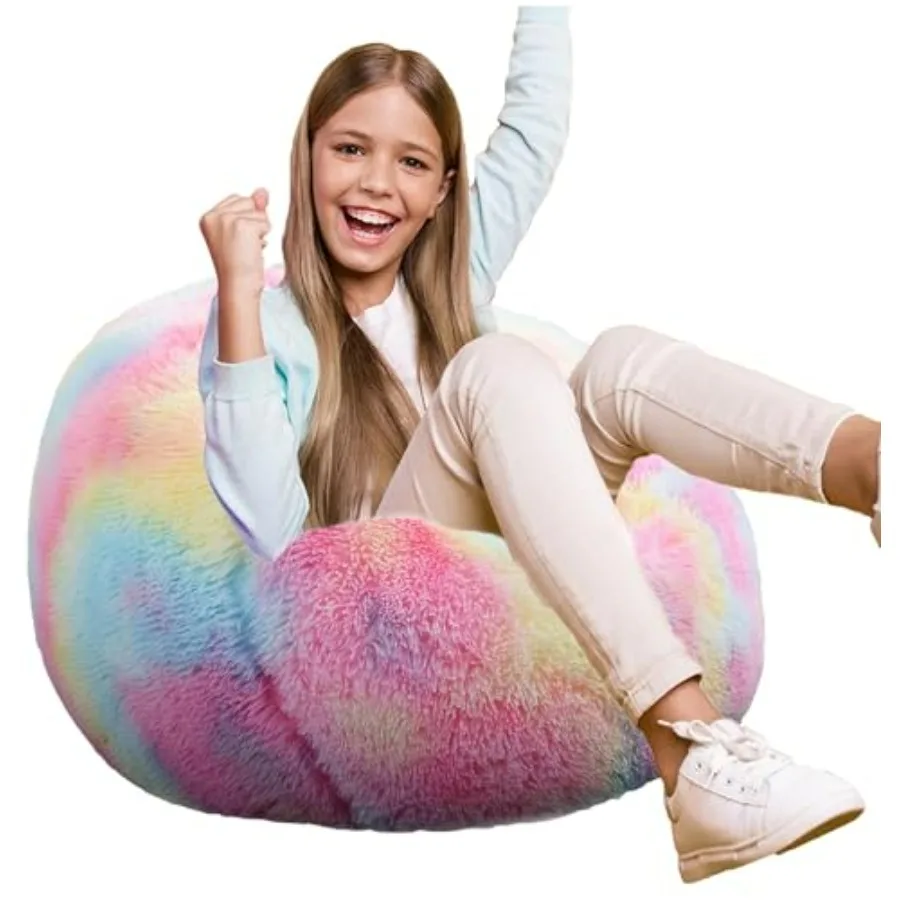 Мягкое кресло-мешок для подростков, круглое, 75 см, с наполнителем из пены с эффектом памяти, ультрамягкая ткань из искусственного меха, для игр
Мягкое кресло-мешок для подростков, круглое, 75 см, с наполнителем из пены с эффектом памяти, ультрамягкая ткань из искусственного меха, для игр
