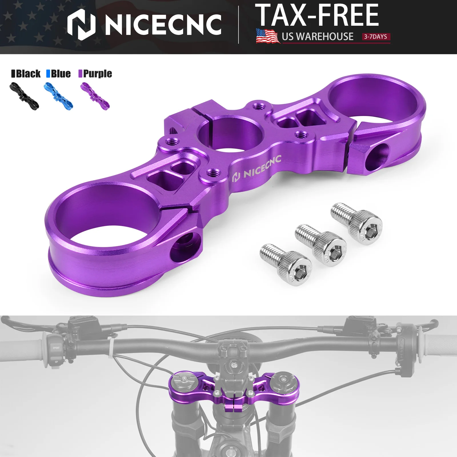NICECNC для Surron Light Bee X 4,5 мм, верхний тройной зажим, верхняя пластина, кронштейн для SUR-RON Light Bee S, электрический велосипед для грязи 
NICECNC для Surron Light Bee X 4,5 мм, верхний тройной зажим, верхняя пластина, кронштейн для SUR-RON Light Bee S, электрический велосипед для грязи