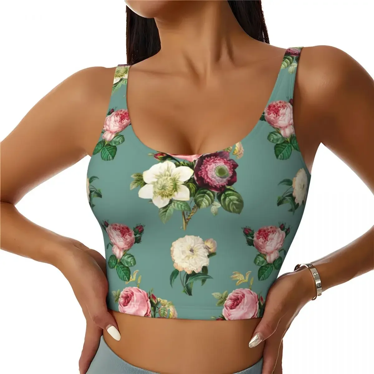 Yoga Vest Women Gym Sports Crop Tops Flowers Streetwear Workout Breathable Tank Top Female
Yoga Vest Women Gym Sports Crop Tops Flowers Streetwear Workout Breathable Tank Top Female
