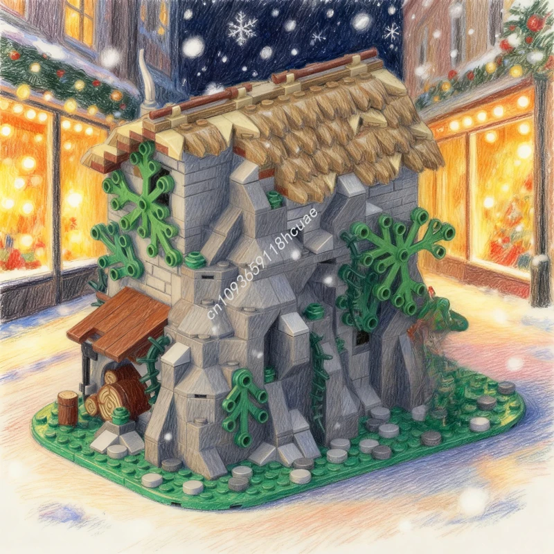 668pcs MOC Forestmen Hiding Place Wald Versteck Castle Model Building Blocks Christmas Gifts Construction Education Toys Idea
668pcs MOC Forestmen Hiding Place Wald Versteck Castle Model Building Blocks Christmas Gifts Construction Education Toys Idea