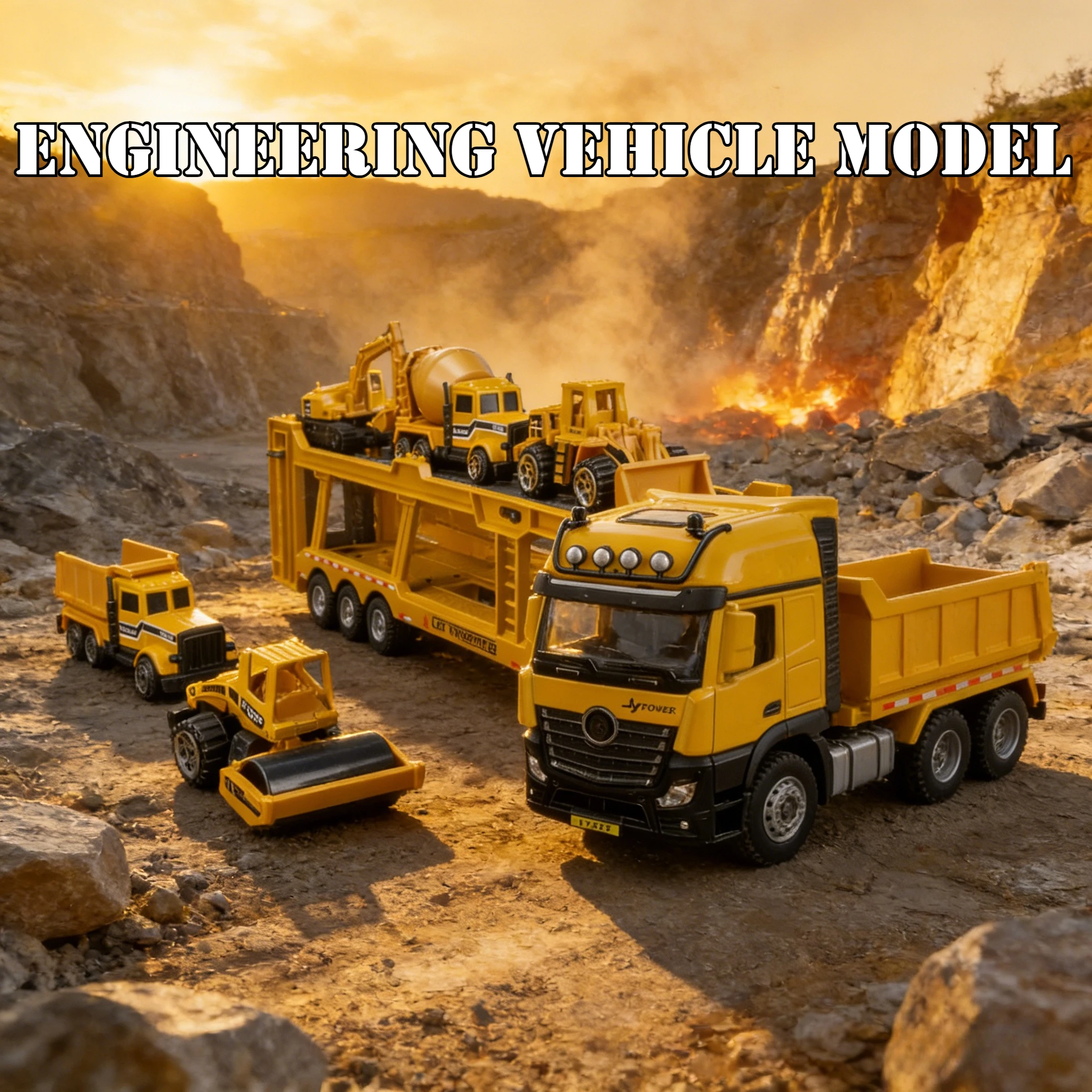 Игрушечная модель строительной техники из сплава с имитацией звука и света, тщательно выполненная, отличный подарок для детей
Игрушечная модель строительной техники из сплава с имитацией звука и света, тщательно выполненная, отличный подарок для детей