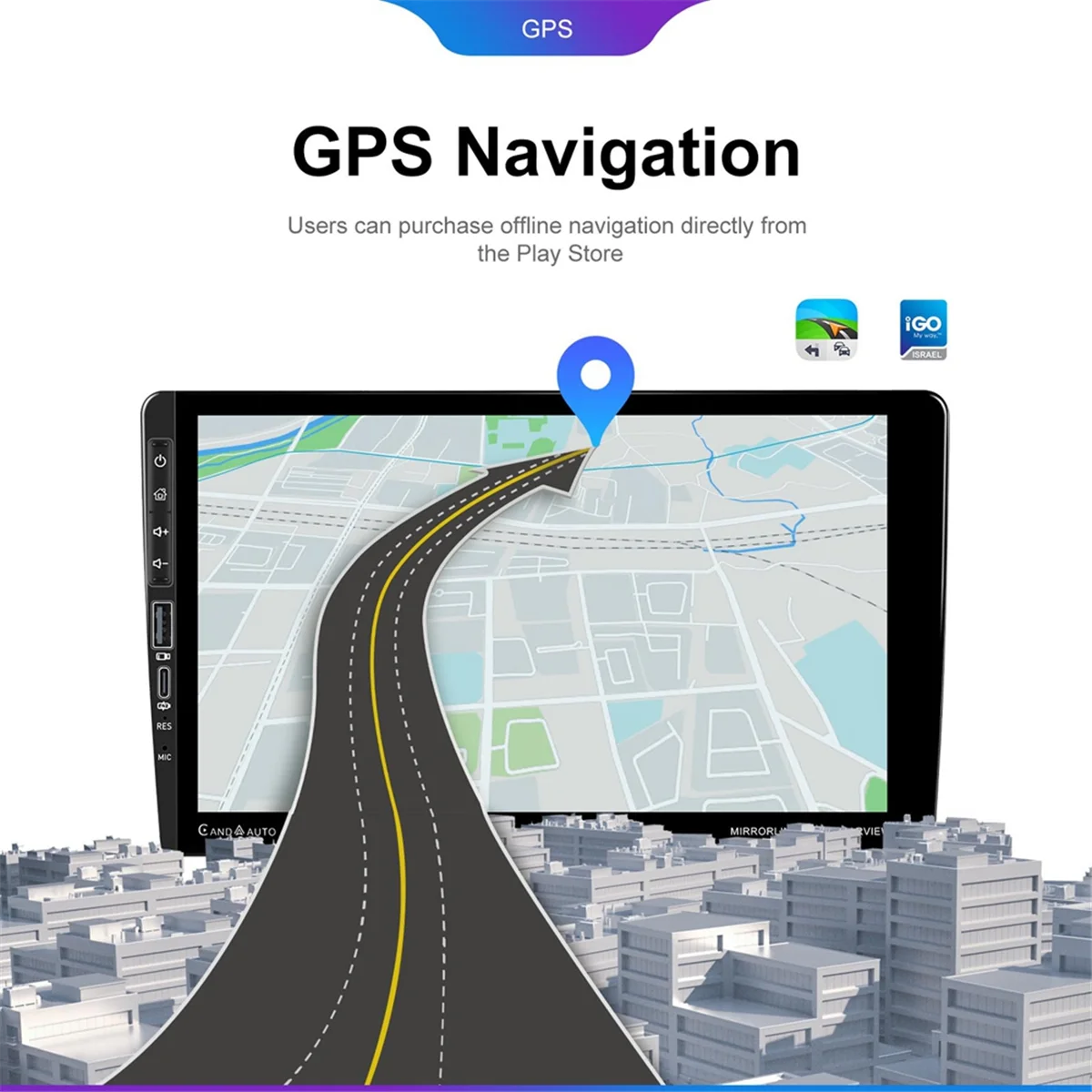 Автомобильный мультимедийный плеер CarPlay, универсальная стерео-система на Android 13, 4 Гб ОЗУ, 64 Гб ПЗУ, с 9 "экраном, GPS, Wi-Fi, FM, Bluetooth, типоразмер 2 Din
Автомобильный мультимедийный плеер CarPlay, универсальная стерео-система на Android 13, 4 Гб ОЗУ, 64 Гб ПЗУ, с 9 "экраном, GPS, Wi-Fi, FM, Bluetooth, типоразмер 2 Din
