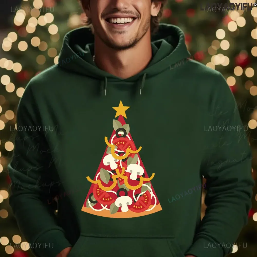 Christmas Pizza Tree Graphic Hoodie Wish You A Merry Christmas Woman Man Autumn Winter Drop Shoulder Sweatshirt Warm Pullover
Christmas Pizza Tree Graphic Hoodie Wish You A Merry Christmas Woman Man Autumn Winter Drop Shoulder Sweatshirt Warm Pullover