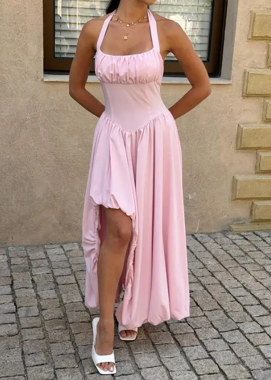 2026 New Fashion Casual Spring/summer Elegant Sexy Women's Light Dress with Hanging Neck and Waist Irregular Dress
2026 New Fashion Casual Spring/summer Elegant Sexy Women's Light Dress with Hanging Neck and Waist Irregular Dress