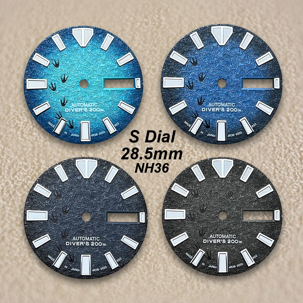 28.5mm Arrow S Dial Fit NH36/4R36 Automatic Movement C3 Green Luminous Dual Calendar Watch Modification Accessories
28.5mm Arrow S Dial Fit NH36/4R36 Automatic Movement C3 Green Luminous Dual Calendar Watch Modification Accessories