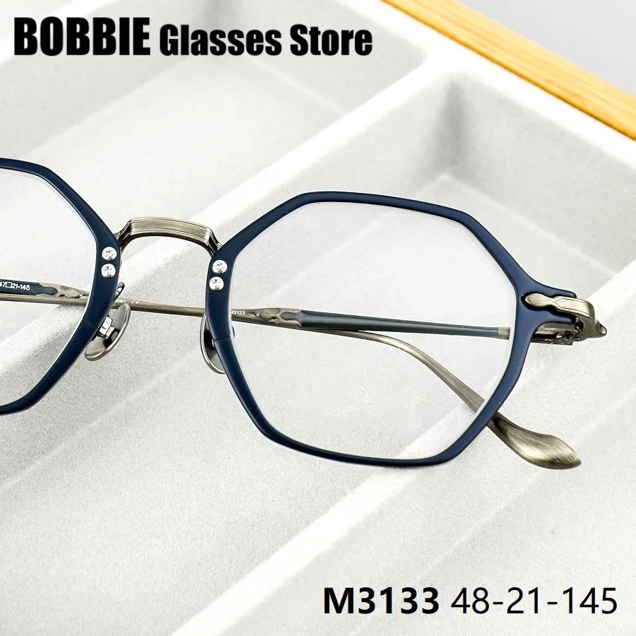 Japanese Handmade Titanium Glasses Frame Men Polygon Gentleman Eyeglasses Eyewear Brand Design Fashion M3133 High Quality 2026
Japanese Handmade Titanium Glasses Frame Men Polygon Gentleman Eyeglasses Eyewear Brand Design Fashion M3133 High Quality 2026