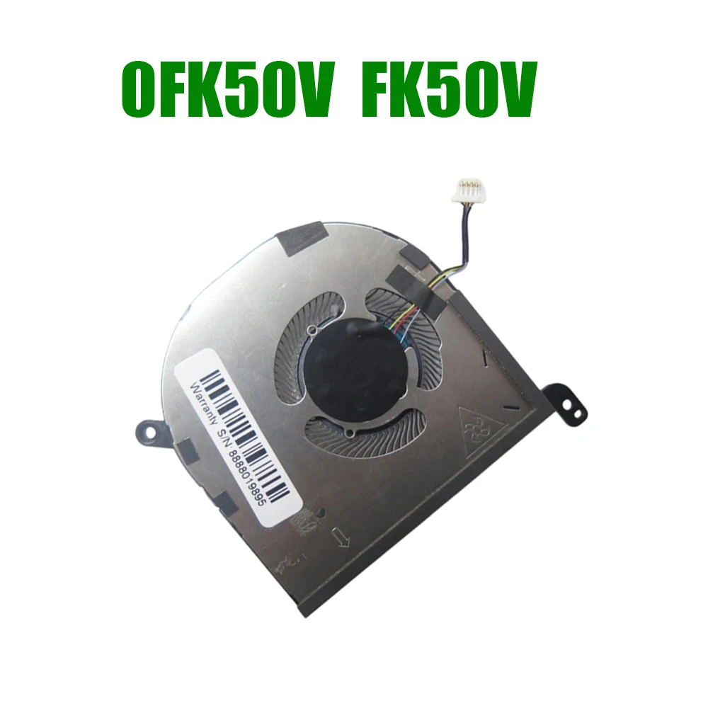 For DELL For XPS 15 9510 For Precision 5560 0FK50V FK50V EG50050S1-CG31-S9A DC28000U1SL DC5V 0.38A Laptop Cooling Fan
For DELL For XPS 15 9510 For Precision 5560 0FK50V FK50V EG50050S1-CG31-S9A DC28000U1SL DC5V 0.38A Laptop Cooling Fan