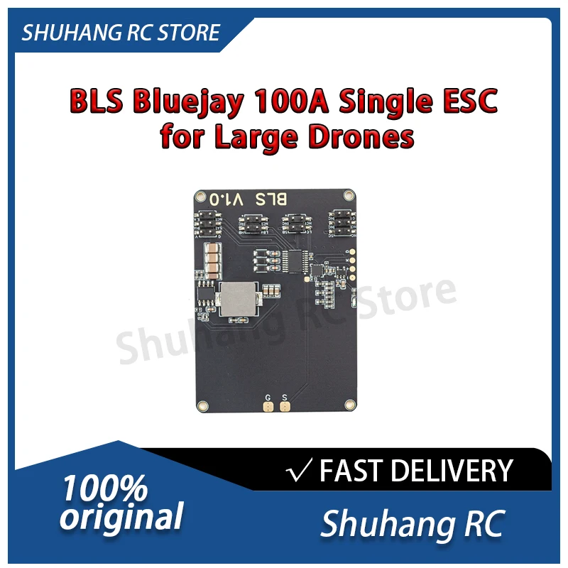 Shuhang RC BLS Bluejay 12S 100A Одиночный ESC 4-12S dshot300 dshot600 для 18-дюймовых 20-дюймовых больших дронов Дрон для аэрофотосъемки
Shuhang RC BLS Bluejay 12S 100A Одиночный ESC 4-12S dshot300 dshot600 для 18-дюймовых 20-дюймовых больших дронов Дрон для аэрофотосъемки