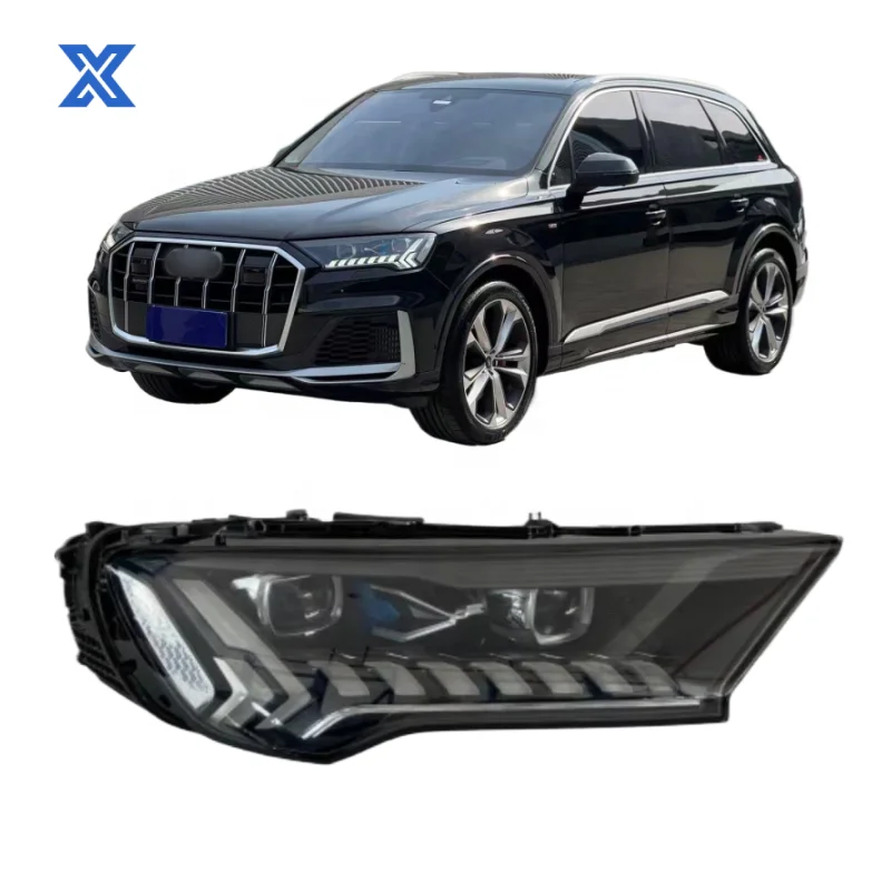 For Audi Q7 Laser Headlight 2017-2020 Left/Right Super Bright Headlamp Assembly, OE Style Auto Lighting System with DOT
For Audi Q7 Laser Headlight 2017-2020 Left/Right Super Bright Headlamp Assembly, OE Style Auto Lighting System with DOT