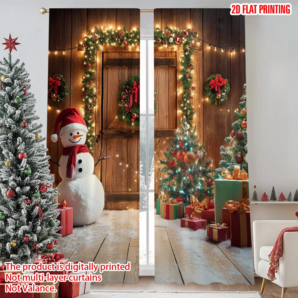 2pcs 2D flat printing Merry Christmas Popular Curtain Colorful snowmen_ candy bars Machine Washable Fabric Without Electricity
2pcs 2D flat printing Merry Christmas Popular Curtain Colorful snowmen_ candy bars Machine Washable Fabric Without Electricity