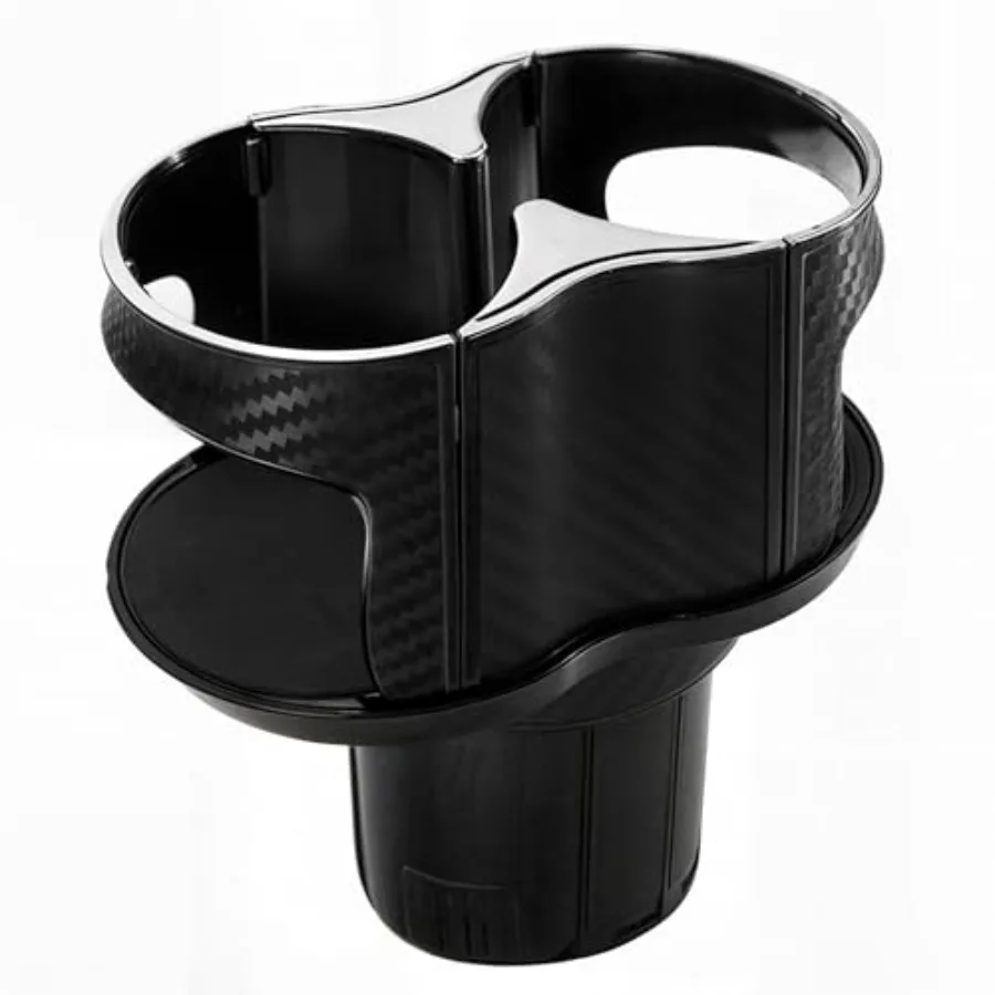 Double Cup Holder for Car, 2 in 1 Extra Cup Insert with Expandable Base, Multifunctional Extender Expander Adapter with Elastic
Double Cup Holder for Car, 2 in 1 Extra Cup Insert with Expandable Base, Multifunctional Extender Expander Adapter with Elastic