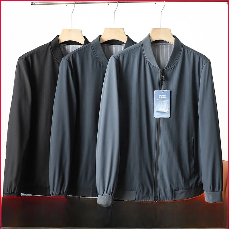 Outdoor Tech Fabric Jaet Lightweight Comfortable Breathable Waterproof New Autumn Men's Faion Baseball Collar Coat
Outdoor Tech Fabric Jaet Lightweight Comfortable Breathable Waterproof New Autumn Men's Faion Baseball Collar Coat