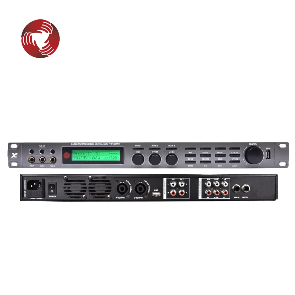 Karaoke sound system 600W*2 G350 professional digital dsp audio processor
Karaoke sound system 600W*2 G350 professional digital dsp audio processor