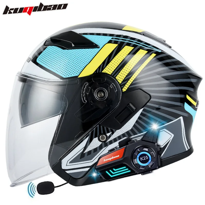 DOT Certified Half Face Motorcycle Helmet with Detachable Bluetooth Headset Lightweight Stylish Comfort Ventilation Men WomenKuq
DOT Certified Half Face Motorcycle Helmet with Detachable Bluetooth Headset Lightweight Stylish Comfort Ventilation Men WomenKuq