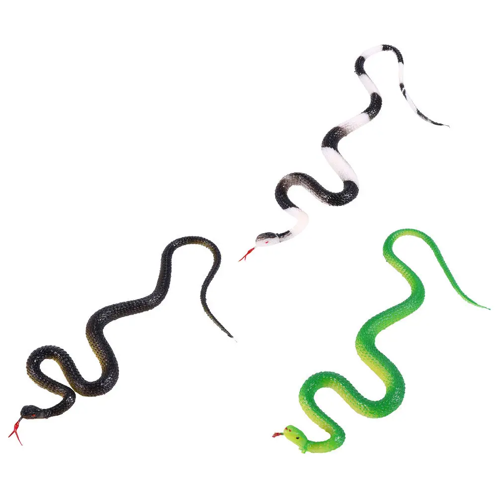 3Pcs Realistic Rubber Snakes Black Simulation Prank Props Scary Halloween Decoration Gag Gift Pack Simulation Snake
3Pcs Realistic Rubber Snakes Black Simulation Prank Props Scary Halloween Decoration Gag Gift Pack Simulation Snake