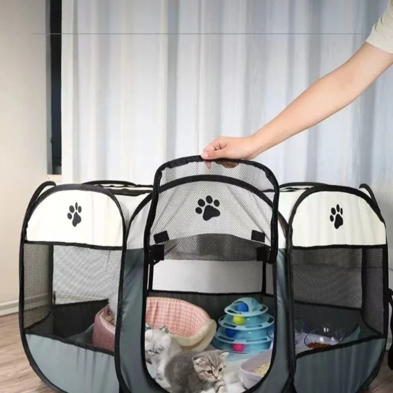 Octagonal Pet Playpen Foldable Pet Tent Cat Cage Large Indoor Cat Bed Four Seasons Universal Cat Delivery Room
Octagonal Pet Playpen Foldable Pet Tent Cat Cage Large Indoor Cat Bed Four Seasons Universal Cat Delivery Room
