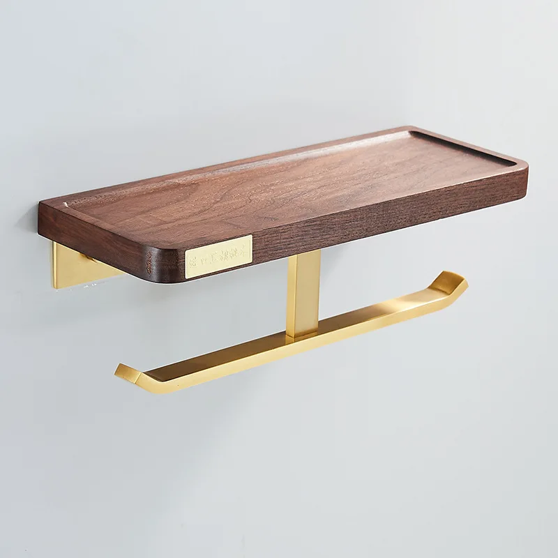 Walnut Paper Towel Rack Punch-free Wooden Toilet Roll Holder Storage Rack Organization Shelf Organizer Bathroom Accessories
Walnut Paper Towel Rack Punch-free Wooden Toilet Roll Holder Storage Rack Organization Shelf Organizer Bathroom Accessories