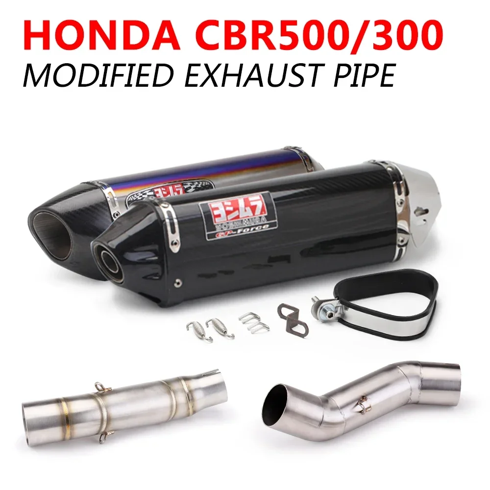 Подходит для мотоцикла Honda CBR300 CBR400 CBR500F, модель, модификация выхлопной трубы из нержавеющей стали, новинка
Подходит для мотоцикла Honda CBR300 CBR400 CBR500F, модель, модификация выхлопной трубы из нержавеющей стали, новинка