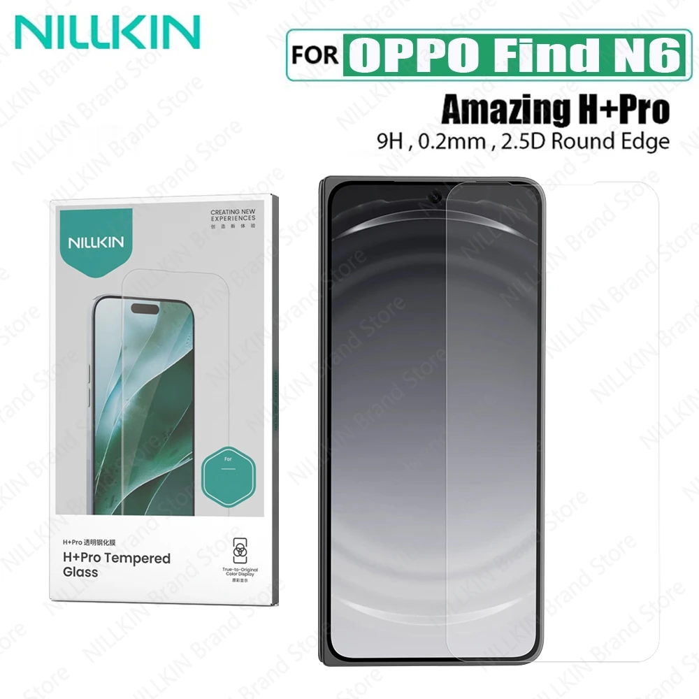Nillkin For OPPO Find N6 Tempered Glass Outer Screen Front Film Amazing H+PRO Anti-Explosion Screen Protector For OPPO Find N6
Nillkin For OPPO Find N6 Tempered Glass Outer Screen Front Film Amazing H+PRO Anti-Explosion Screen Protector For OPPO Find N6
