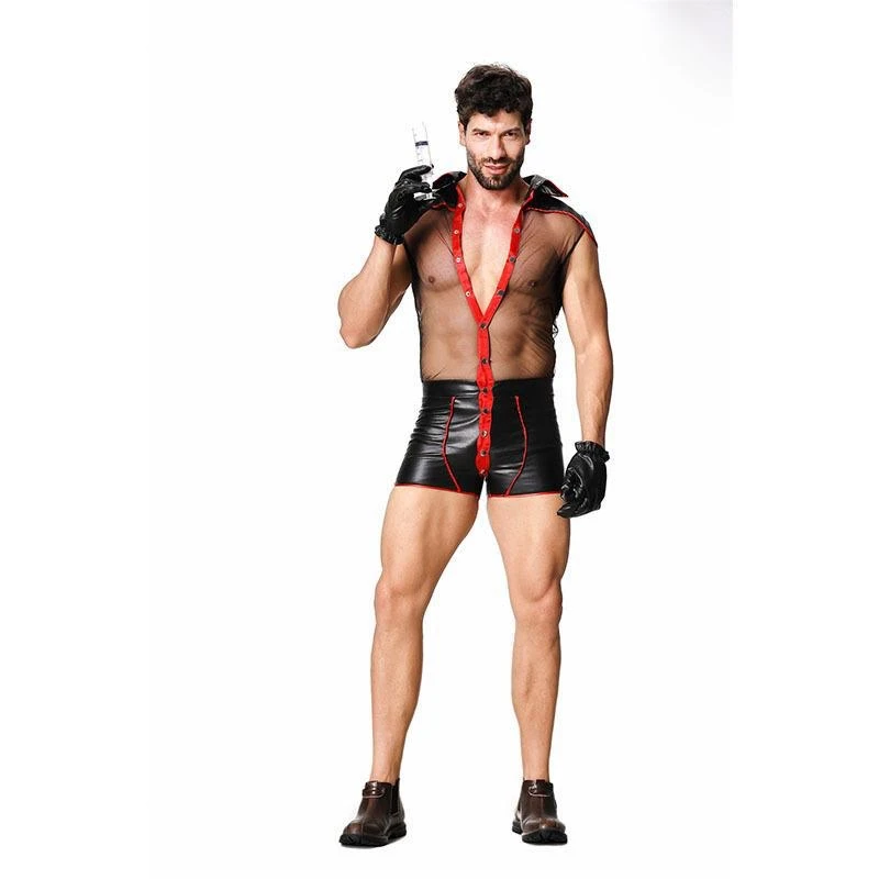 Sexy underwear men demon male doctor men sexy onesie Sexy underwear game role-playing clothing tights L294
Sexy underwear men demon male doctor men sexy onesie Sexy underwear game role-playing clothing tights L294