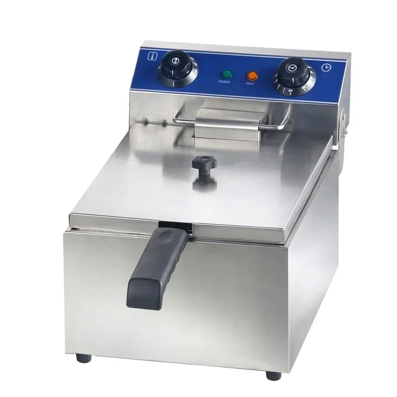 Commerce electric Heating Source Industrial fryer for French Fries Chicken Potato
Commerce electric Heating Source Industrial fryer for French Fries Chicken Potato