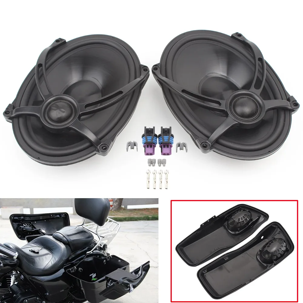 Motorcycle Accessories 5"x7" Saddlebag Lid Speaker For Harley Touring Road King Electra Glide Street Glide Road Glide 2014-2020
Motorcycle Accessories 5"x7" Saddlebag Lid Speaker For Harley Touring Road King Electra Glide Street Glide Road Glide 2014-2020