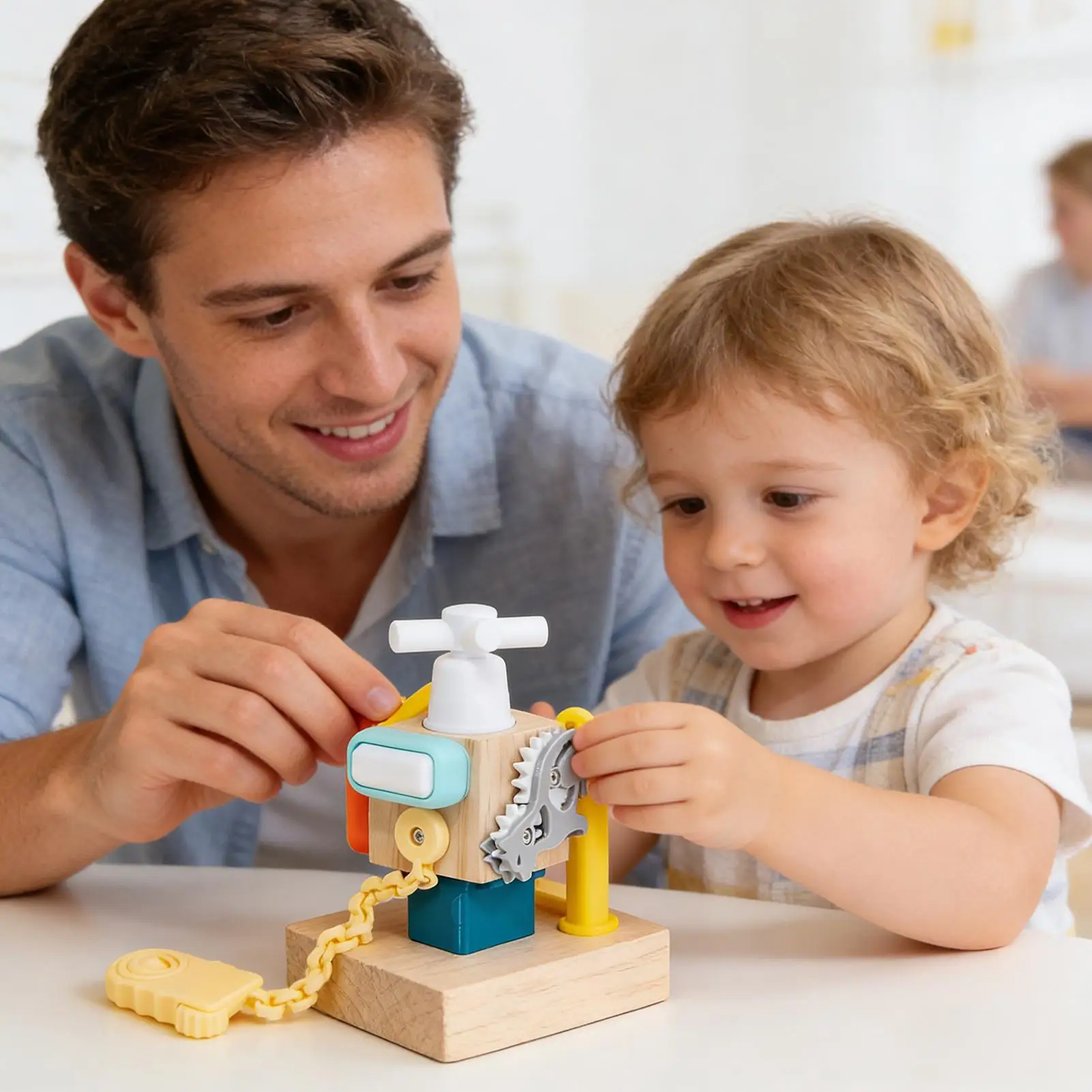 Busy Cube Kids Toy Hand-Eye Coordination Wooden Child Busy Game Activity Cube For Boys Girls Preschoolers Cradle Living Room
Busy Cube Kids Toy Hand-Eye Coordination Wooden Child Busy Game Activity Cube For Boys Girls Preschoolers Cradle Living Room