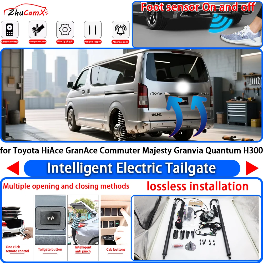 for Toyota HiAce GranAce Commuter Majesty Granvia Quantum H300 OEM Power Liftgate Electric Suction Tailgate Tail Gate Lift Strut
for Toyota HiAce GranAce Commuter Majesty Granvia Quantum H300 OEM Power Liftgate Electric Suction Tailgate Tail Gate Lift Strut