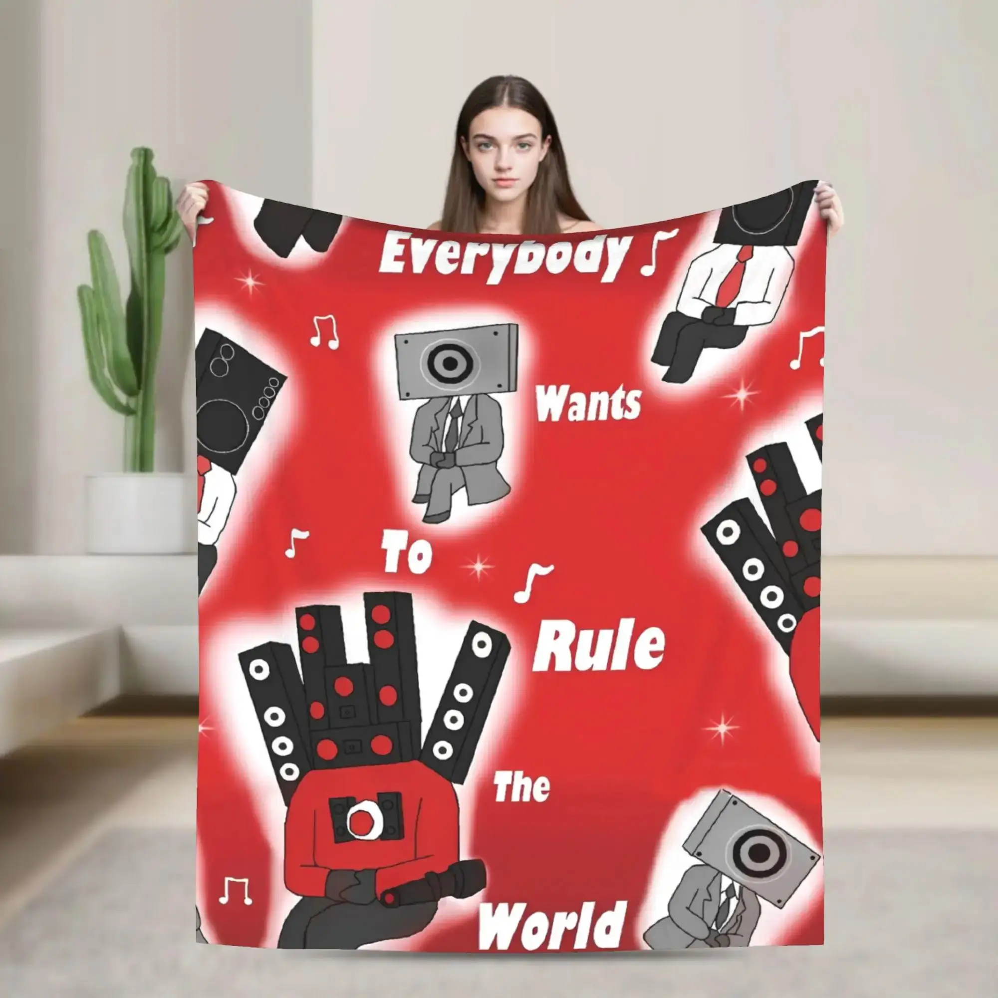 Skibidi Toilet Speakerman Warm Soft Blanket Plush Flannel Bed Cover for Couch Bed or Sofa Decorative Throw for Funny Home Dcor
Skibidi Toilet Speakerman Warm Soft Blanket Plush Flannel Bed Cover for Couch Bed or Sofa Decorative Throw for Funny Home Dcor