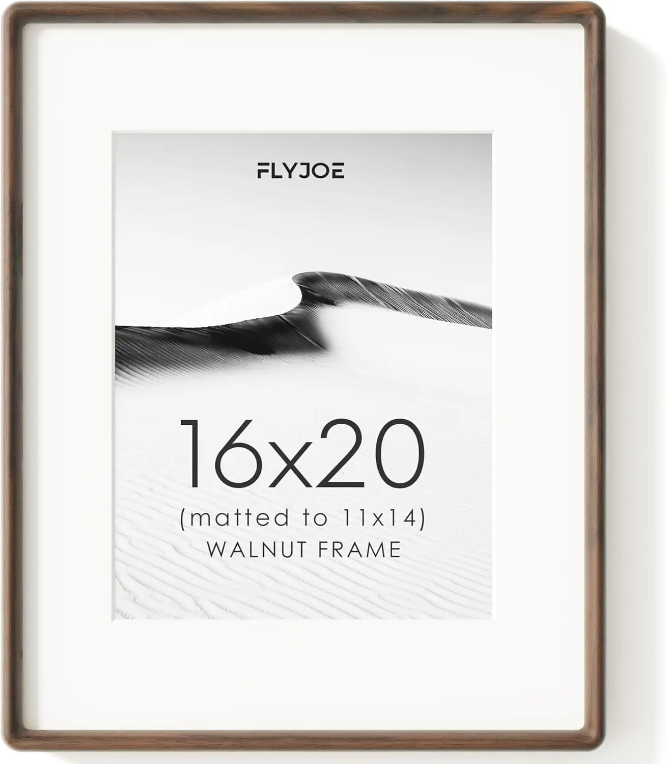 16x20 Picture Frame, Natural Solid Walnut Wood Photo Frame with HD Tempered Glass, Rounded Corner, Wall Mounting
16x20 Picture Frame, Natural Solid Walnut Wood Photo Frame with HD Tempered Glass, Rounded Corner, Wall Mounting
