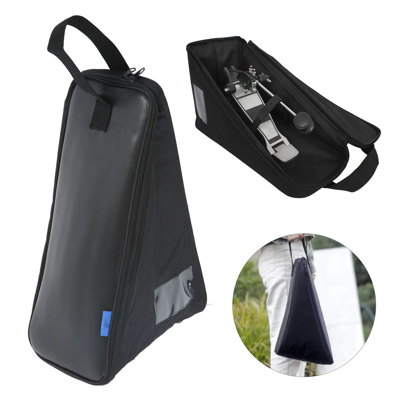 Single Pedal Bag Black Pu+Oxford Cloth 48.5cm Length 19.1in Waterproof Musical Instrument Storaging Accessories 1 Piece
Single Pedal Bag Black Pu+Oxford Cloth 48.5cm Length 19.1in Waterproof Musical Instrument Storaging Accessories 1 Piece